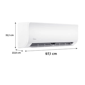 Aire Acondicionado MIDEA Inverter Quattro Xtreme Dura 18.000 BTU - 32m² - Frío/Calor – WIFI