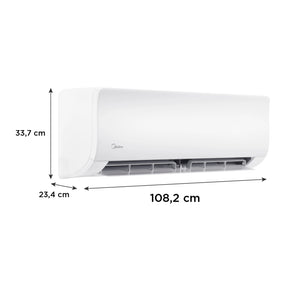 Aire Acondicionado MIDEA Inverter Quattro Xtreme Dura 24.000 BTU - 40 m² - Frío/Calor – WIFI