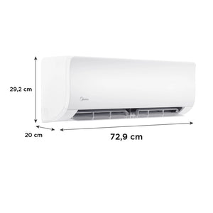 Aire Acondicionado MIDEA Inverter Quattro Xtreme Dura 9.000 BTU - 17m² - Frío/Calor – WIFI