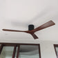 PREVENTA- Ventilador de Techo LH - Café - 3 Aspas - 6 velocidades-WIFI